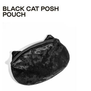 Black Cat Cosmetic Pouch